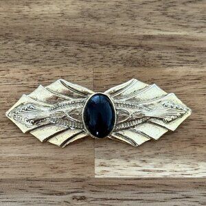 Vintage‎ Fantasy Women’s Brooch Accessory Whimsigoth Boho Vamp 90s Gold Tone